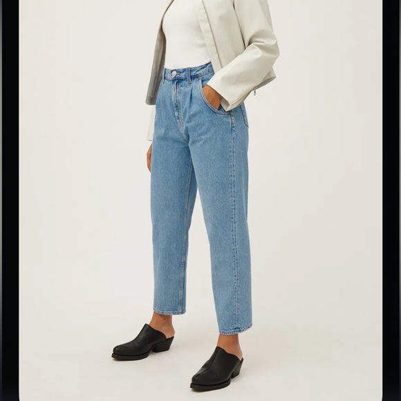 Weekday Denim - Women's Weekday Frame Pleat Denim Trousers Size 27‎